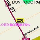 Map of 426 Osborne Street