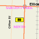 Map of 932 Erin Street